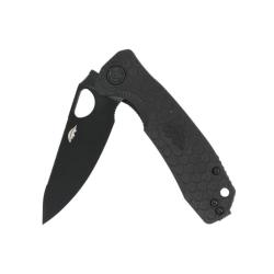 Couteau Honey Badger Knives Leaf Medium Lame Acier D2 Manche FRN Noir Liner Lock HB4027