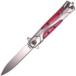 Couteau S-TEC T273338-3 Lame Acier Inox Manche Acier Inoxydable et Acrylique Rose STT2733383