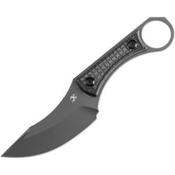 Couteau Fixe Kansept Knives Niko Lame Acier D2 Manche Micarta Noir &Eacute;tui Kydex KG004A6