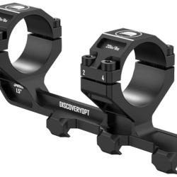 Montage de lunette monobloc 30-34mm 1.93" 0 MOA Discovery Optics