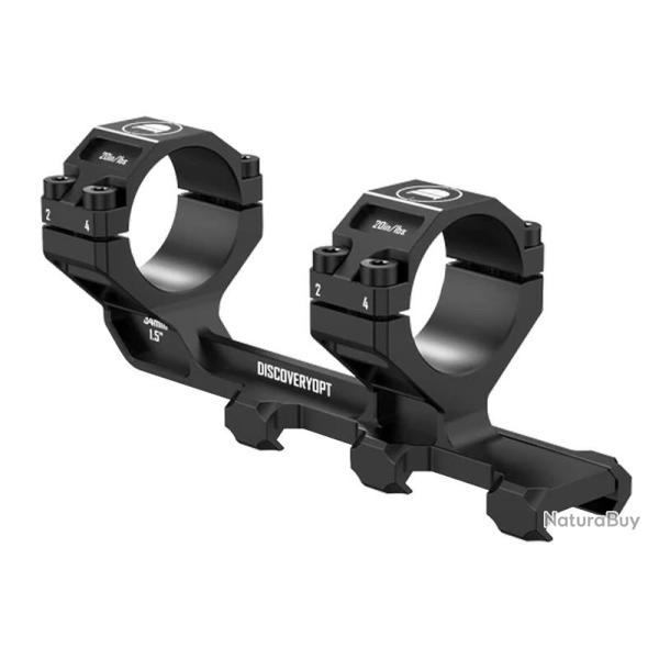 Montage de lunette monobloc 30-34mm 1.93" 0 MOA Discovery Optics