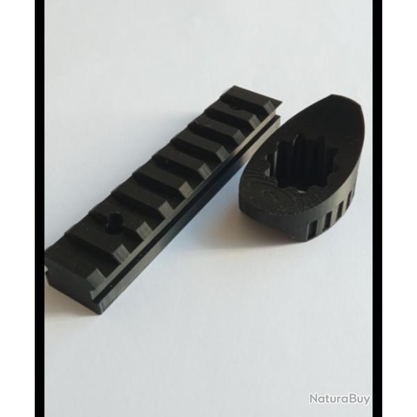 Rail picatinny + bouton punch pour HDS68