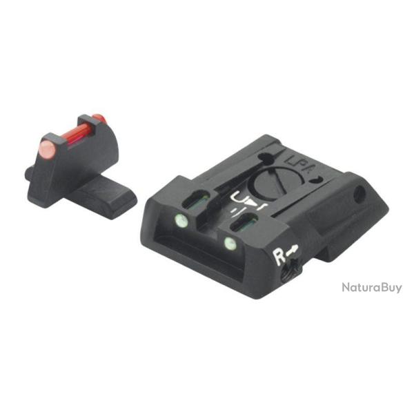 Hausse pour S&W Military et Police avec fibre optique
