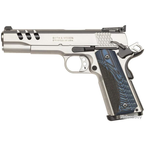 Pistolet SMITH & WESSON Performance Center SW1911 Custom Bleu cal.45 ACP occasion