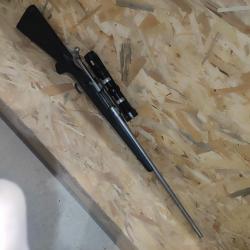 Carabine &agrave; r&eacute;p&eacute;tion Winchester M70 cal: 7 mm Rem Mag avec lunette sur pivot d'occasion
