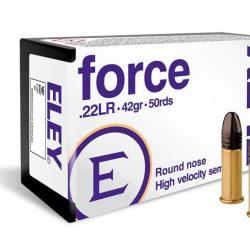 Cartouches Eley Force cal. 22 LR