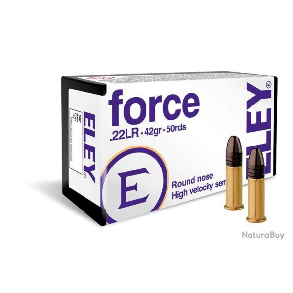 Cartouches Eley Force cal. 22 LR