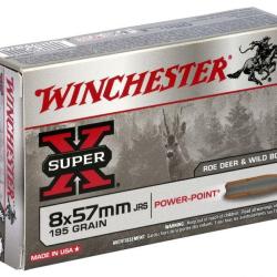 WINCHESTER cal.8x57 Jrs Power Point 195 grains - 12.6 grammes /20