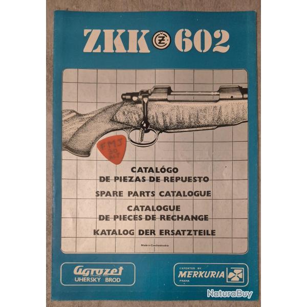 Notice pour carabine CZ / BRNO ZKK 602
