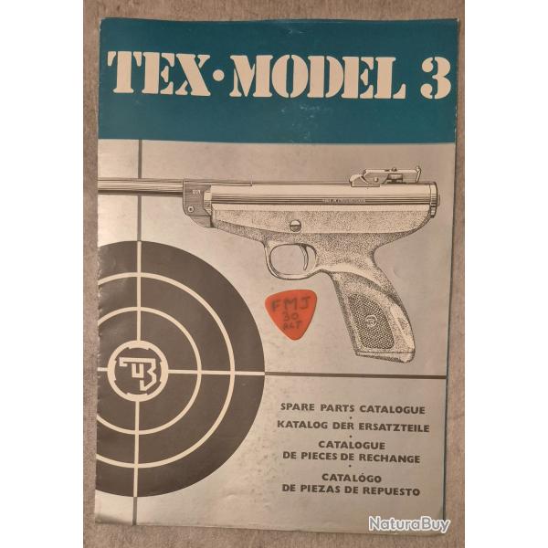 Notice pour pistolet CZ TEX mod�le 3