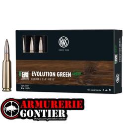 RWS EVO Green 8x57 JRS 9,0 g / 139 gr sans plomb - Bo&icirc;te de 20