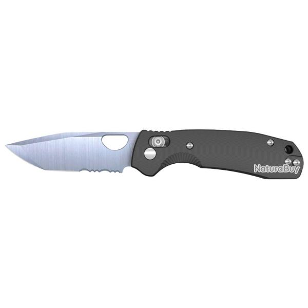 Couteau pliant Honey Badger Medium Crossbolt Tanto noir M
