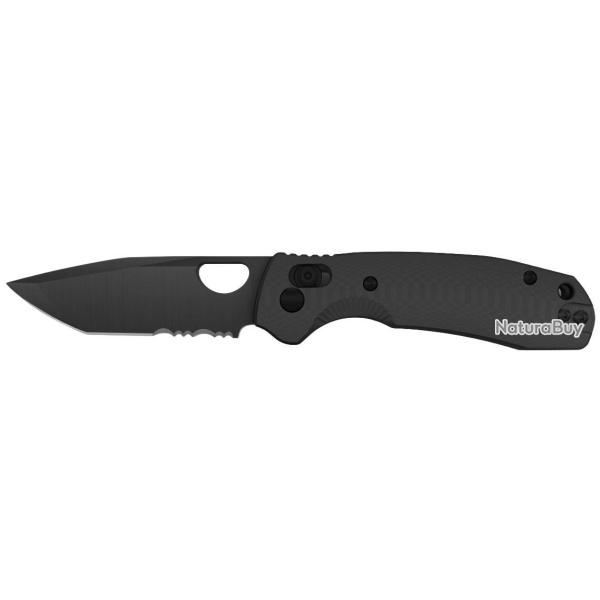 Couteau pliant Honey Badger Medium Crossbolt Tanto lame noire M