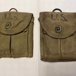 paire de pochettes USM1 reconditionn&eacute;es par l'arm&eacute;e Fran&ccedil;aise (anneau)