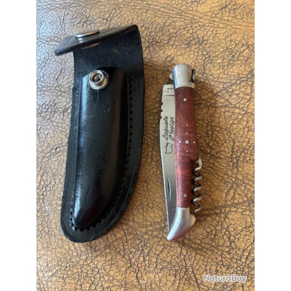laguiole le Sabot Prestige 2 pi�ces manche loupe d amboine
