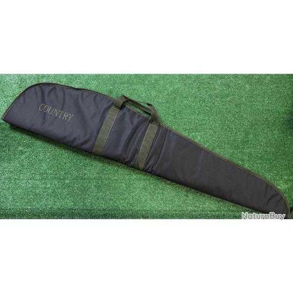 Country - Fourreau carabine 132 cm - Noir et vert - Bandouli�re d�tachable