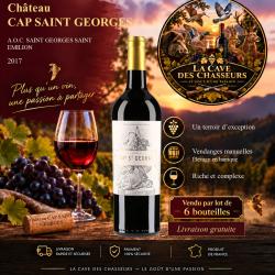 Ch&acirc;teau Cap Saint Georges 2017 1 caisse de 6 bouteilles AOC Saint Georges Saint Emilion