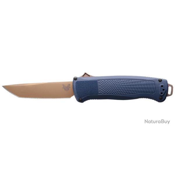 Couteau automatique Benchmade Shootout Crater Blue