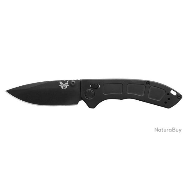Couteau pliant Benchmade Mini Narrows titane - Manche titane noir, lame noire