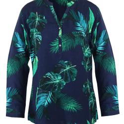 Chemisier &agrave; motifs imprim&eacute;s CHF3005A 38