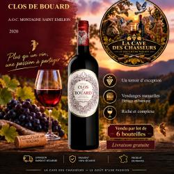 Ch&acirc;teau Clos de Bouard 2020 1 caisse de 6 bouteilles de 75cl AOC Montagne Saint Emilion