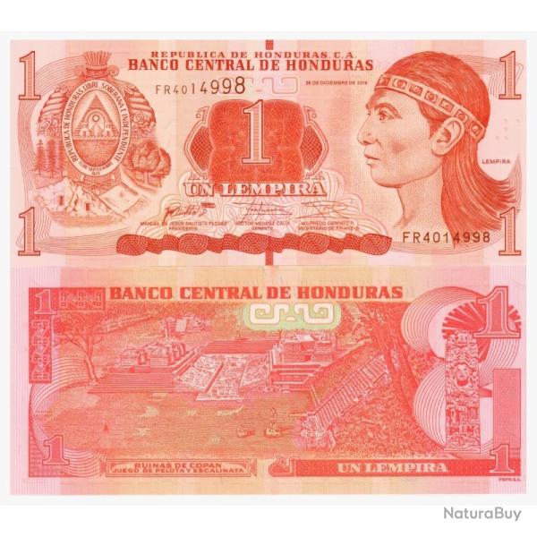 HONDURAS - Billet de 1 Lempira - 26/12/2016 - Neuf/UNC - P96.c