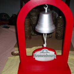 PUBLICITE KRONENBOURG CLOCHE DE BAR .
