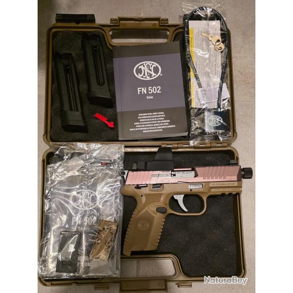 PISTOLET FN502 FDE 22LR