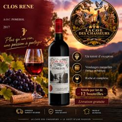 Clos Ren&eacute; 2017 1 caisse de 12 bouteilles de 75cl AOC Pomerol