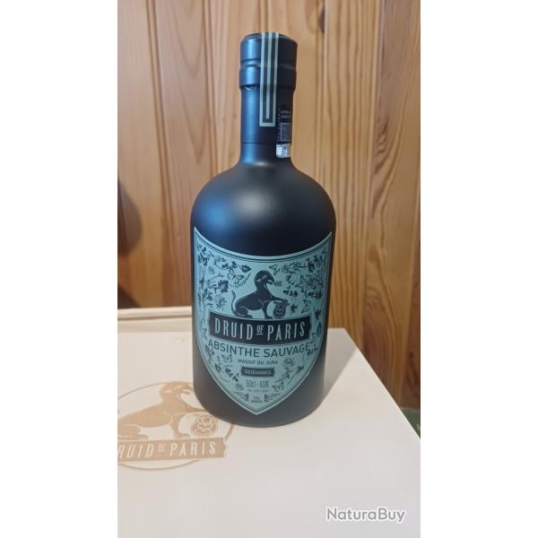 Bouteille Absinthe Sauvage Druid of Paris massif du Jura