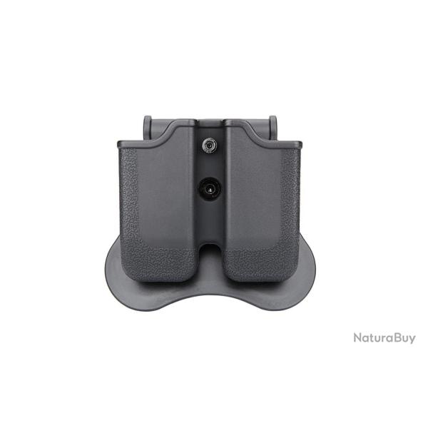 PORTE CHARGEUR DOUBLE GLOCK NOIR