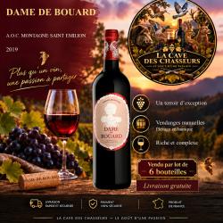 Dame de Bouard 2019 1 caisse de 6 bouteilles de 75cl AOC Montagne Saint Emilion
