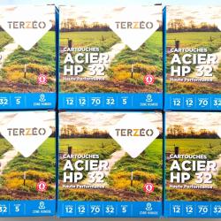 6 bo&icirc;tes de cartouches acier hp 32.