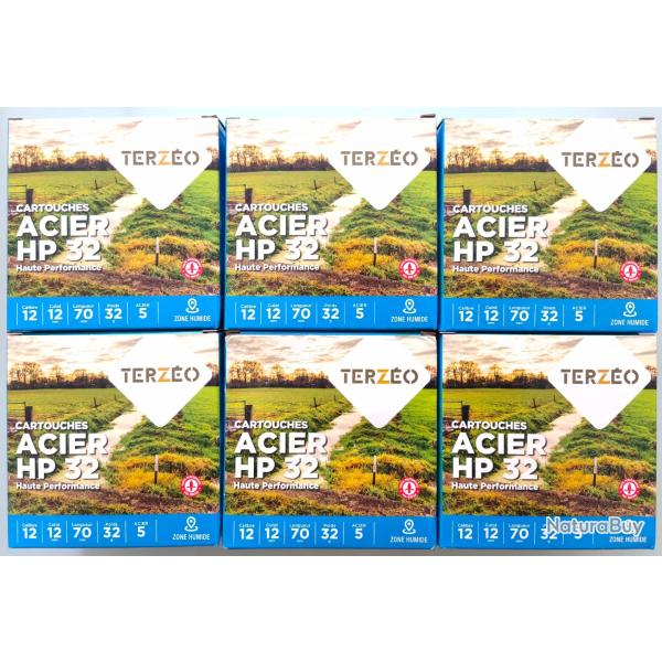 6 bo�tes de cartouches acier hp 32.