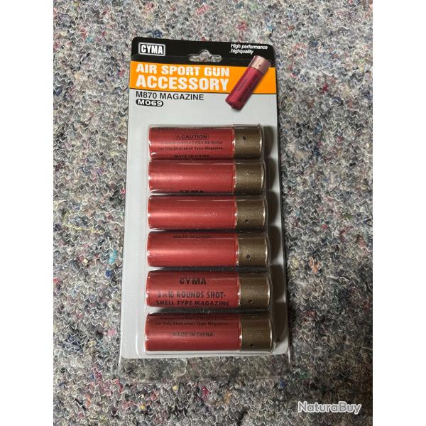 Cartouche Airsoft pour fusil a pompe