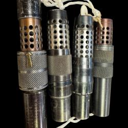 lot de 4 chokes vintage pour fusil beretta ou breda D NOVELLI &Agrave; FIRENZE