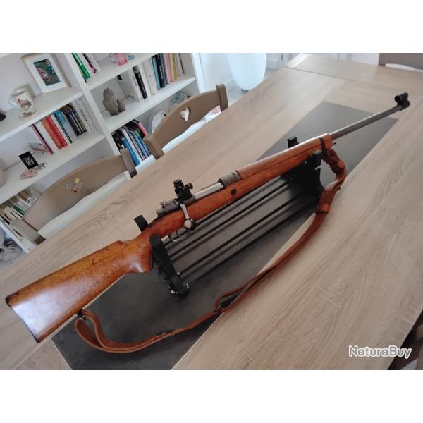 Carabine de tir sur base Mauser 98 et crosse Kongsberg M59 F1 calibre 260 remington