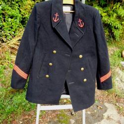 BEL ANCIEN CABAN MARINE NATIONALE / TAILLE M