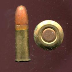 7.5 mm Revolver Suisse 1882 balle cuivre graiss&eacute;e d'origine - plusieurs disponibles - PORT COMPRIS