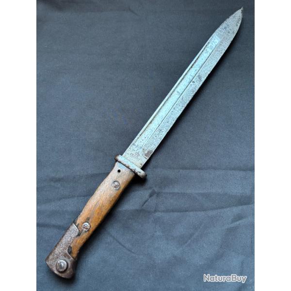 Ba�onnette allemande 84/98 1er type double fabricant - WW1