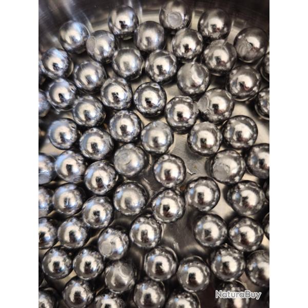 100 balles ronde coul� 440 poudre noire (calibre 44-45)