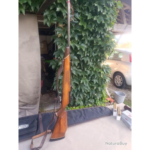 Carabine mauser 66 s en tr�s bel �tat cette arme n � pas tirer 300 balles Canon miroir