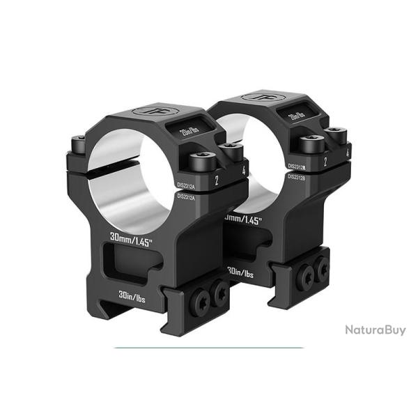 Anneaux de montage 7075 30mm 1.45" Discovery Optics