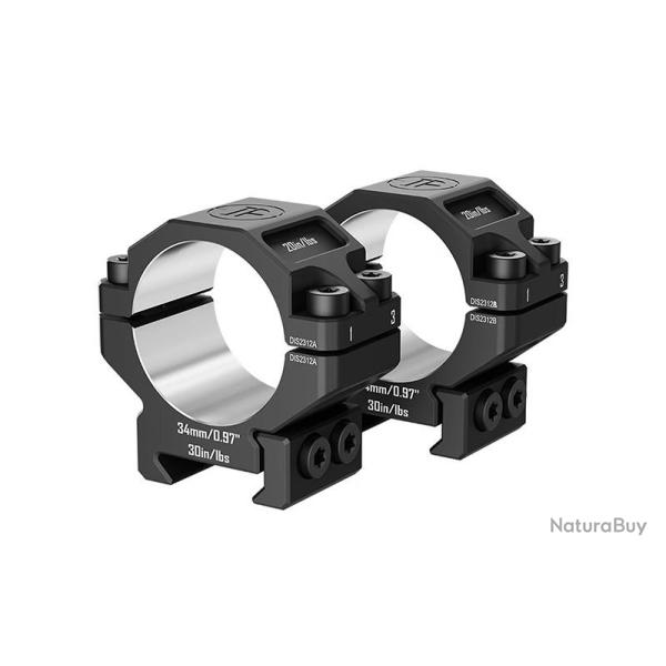 Anneaux de montage 7075 34mm 0.97" Discovery Optics