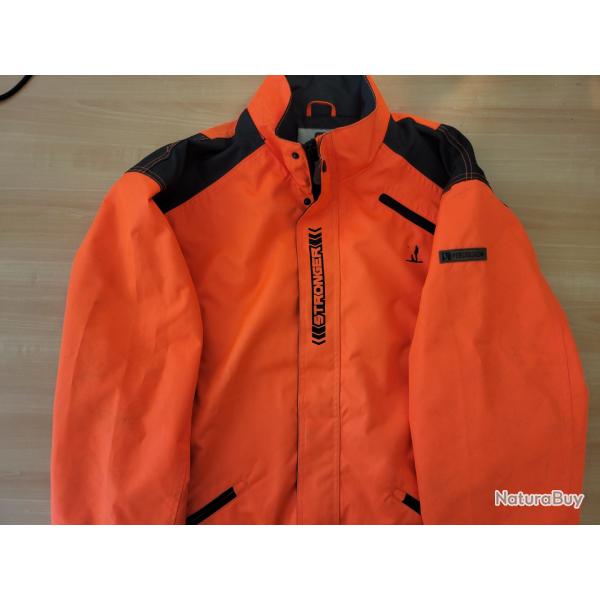 Veste de Traque Percussion Stronger Evo Orange 5XL - 1� sans prix de r�serve !!