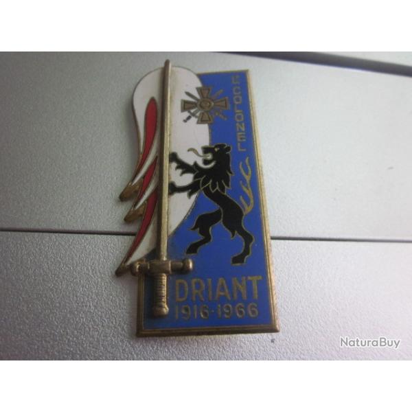 insigne 152� promotion de l'�cole sp�ciale militaire de saint-cyr  lieutenant colonel driant