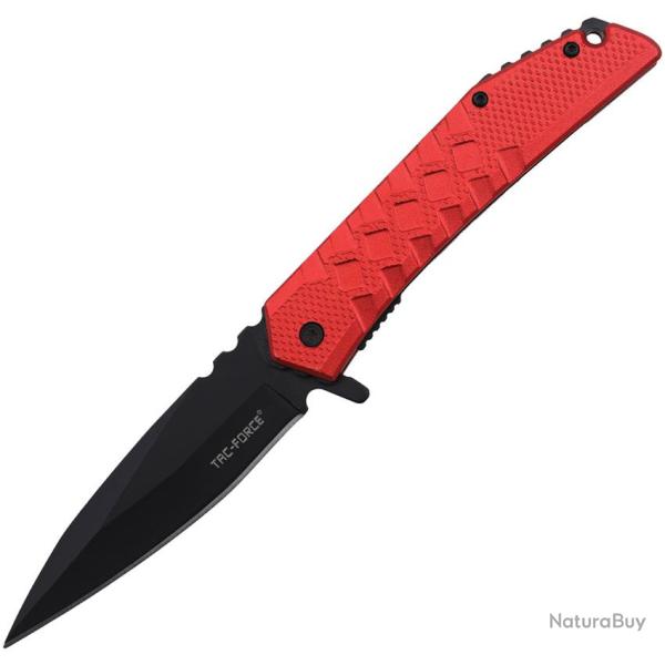 Couteau Pliant Tac Force A/O Lame Acier 3Cr13 Manche Aluminium Rouge Linerlock TF1050RD