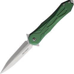 Couteau Pliant Tac Force A/O Lame Acier 3Cr13 Drop Point Manche Aluminium Vert Linerlock TF2003GN