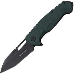 Couteau Pliant Tac Force A/O Lame Acier 3Cr13MoV Sheepsfoot Manche G10 Vert Linerlock TF2013GN