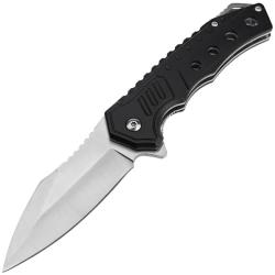 Couteau Pliant Tac Force A/O Lame Acier 3Cr13MoV Manche Aluminium Noir Linerlock TF2017BK